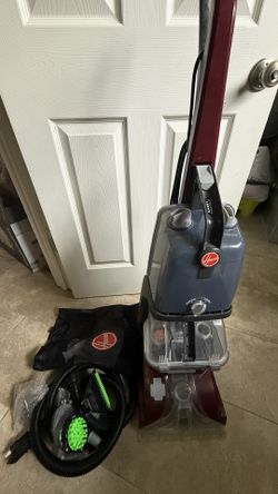Hoover Power Scrub Carpet Cleaner Machine with 4 Unused Cleaners