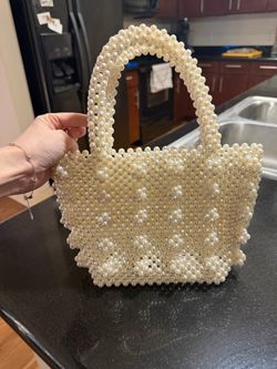 White Pearl Mini Handbag