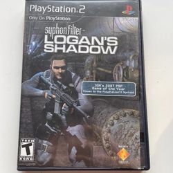 PlayStation 2 PS2 Game Syphon Filter Logan’s Shadow CIB Complete In Box 