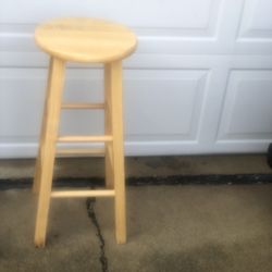 solid wood stool 