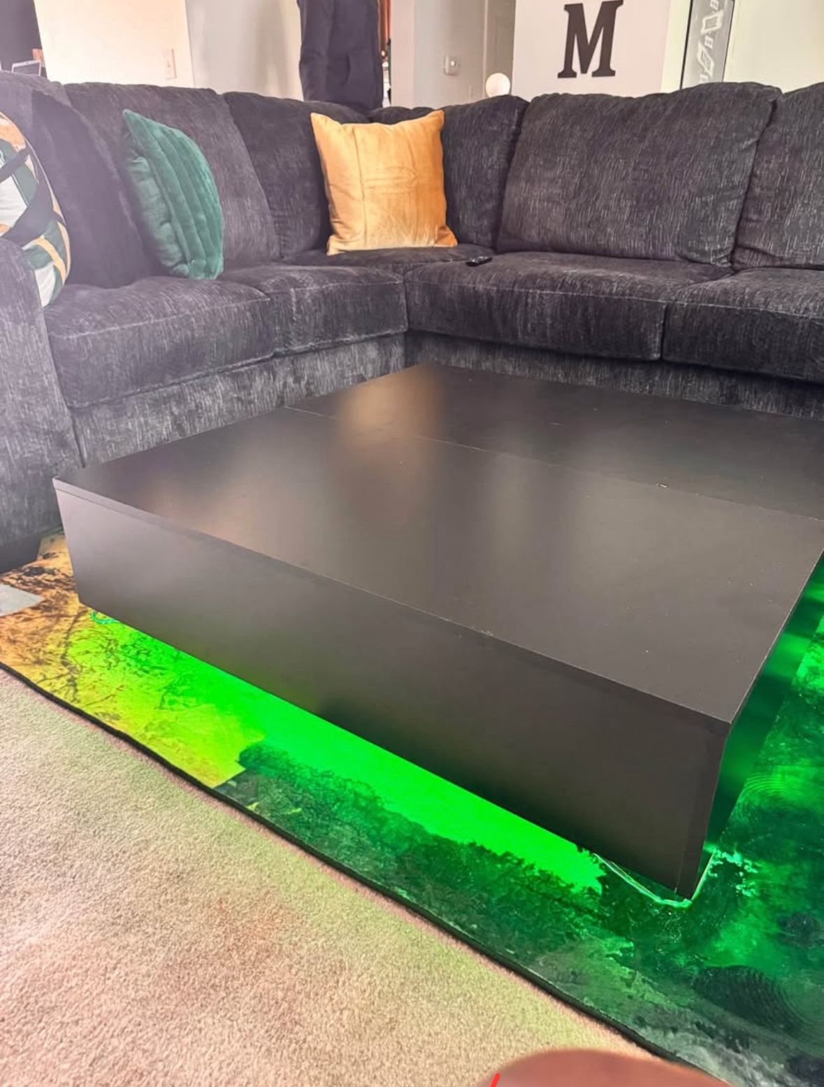 LED Coffee Table ( Black)