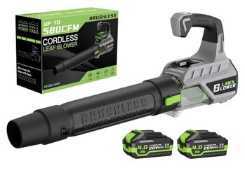 Cordless Brushless Leaf Blower with 2 Batteries