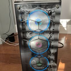GAMING COMPUTER RYZEN 5 5500 RADEON 6600 GIGABYTE EAGLE 16GB XLR8 RAM SEE DESC