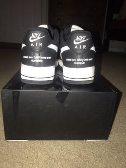 Supreme cdg Air Force ones