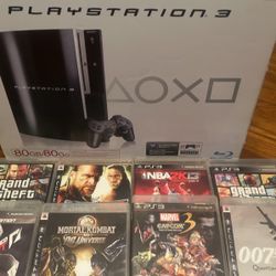 Original PS3 With Games 