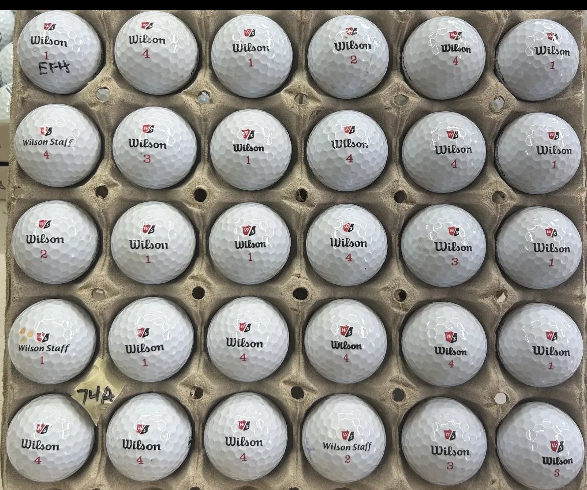 30 Wilson Duo Golf Balls 4a Lot A74