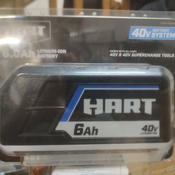 40v 6ah HART BATTERY 