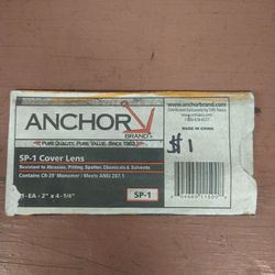 Anchor SP-1 Cover Lens - 2" x 4-1/4"