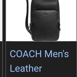 COACH GOTHAM LEATHER SIDE STRAP PACK (NEW)
