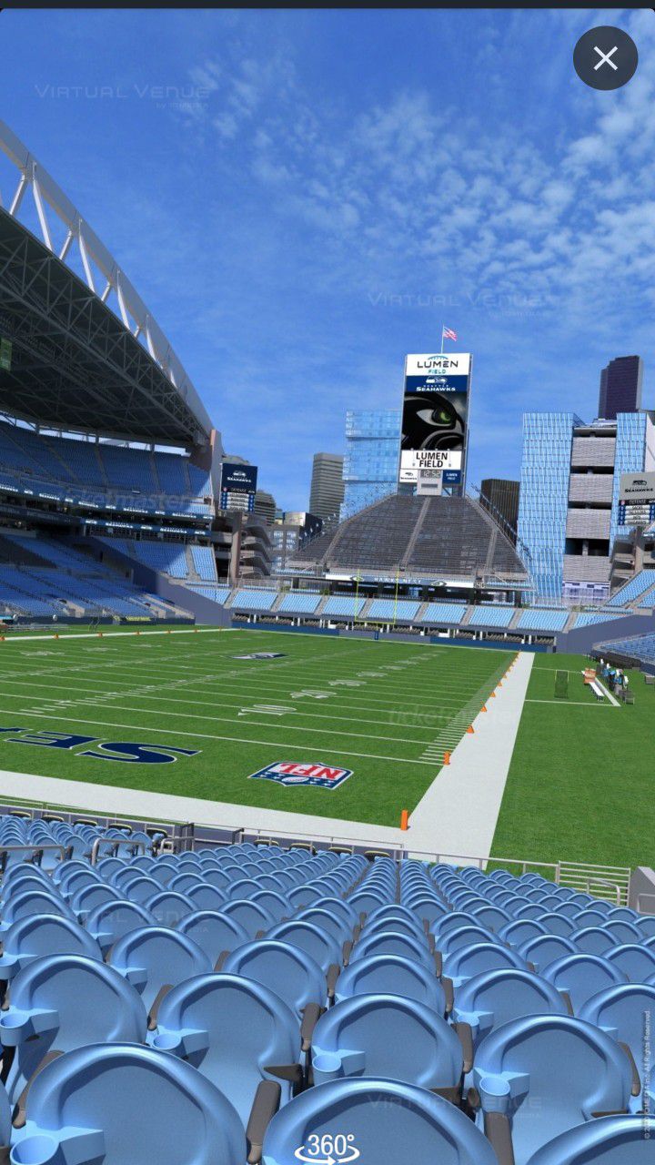 Seahawks Vs Panthers (2 Tickets)
