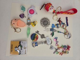 Mixed Keychain and Pin Lot