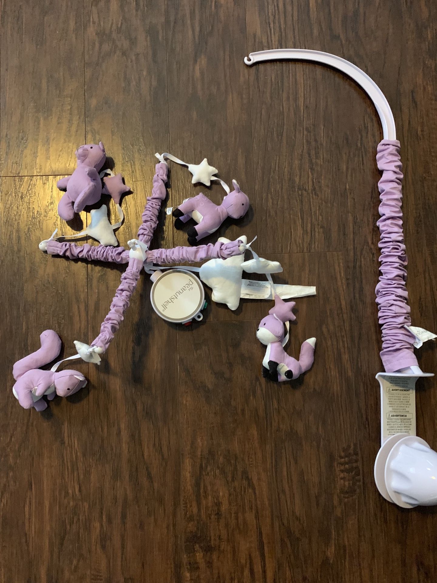 Peanut Shell Purple Mobile (gently used)