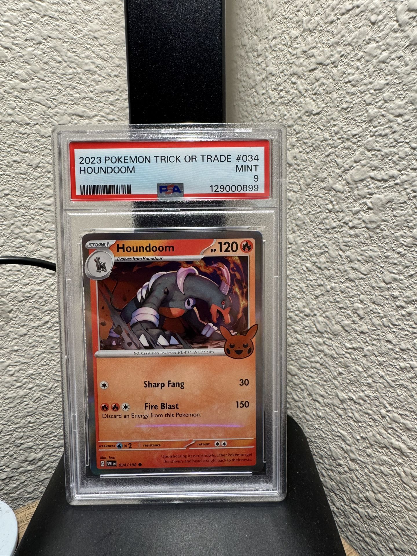Houndoom 2023 Trick Or Trade PSA 9