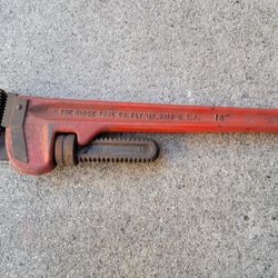 The Ridge Tool Co Pipe Wrench