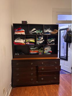 Dresser and top cubby
