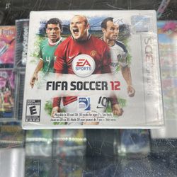 FIFA Soccer 12 3DS $20 Gamehogs 11am-7pm
