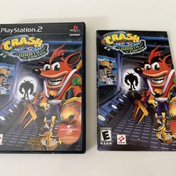 Crash Bandicoot The Wrath of Cortex PS3 Case & Manual ONLY - NO GAME - Black Label