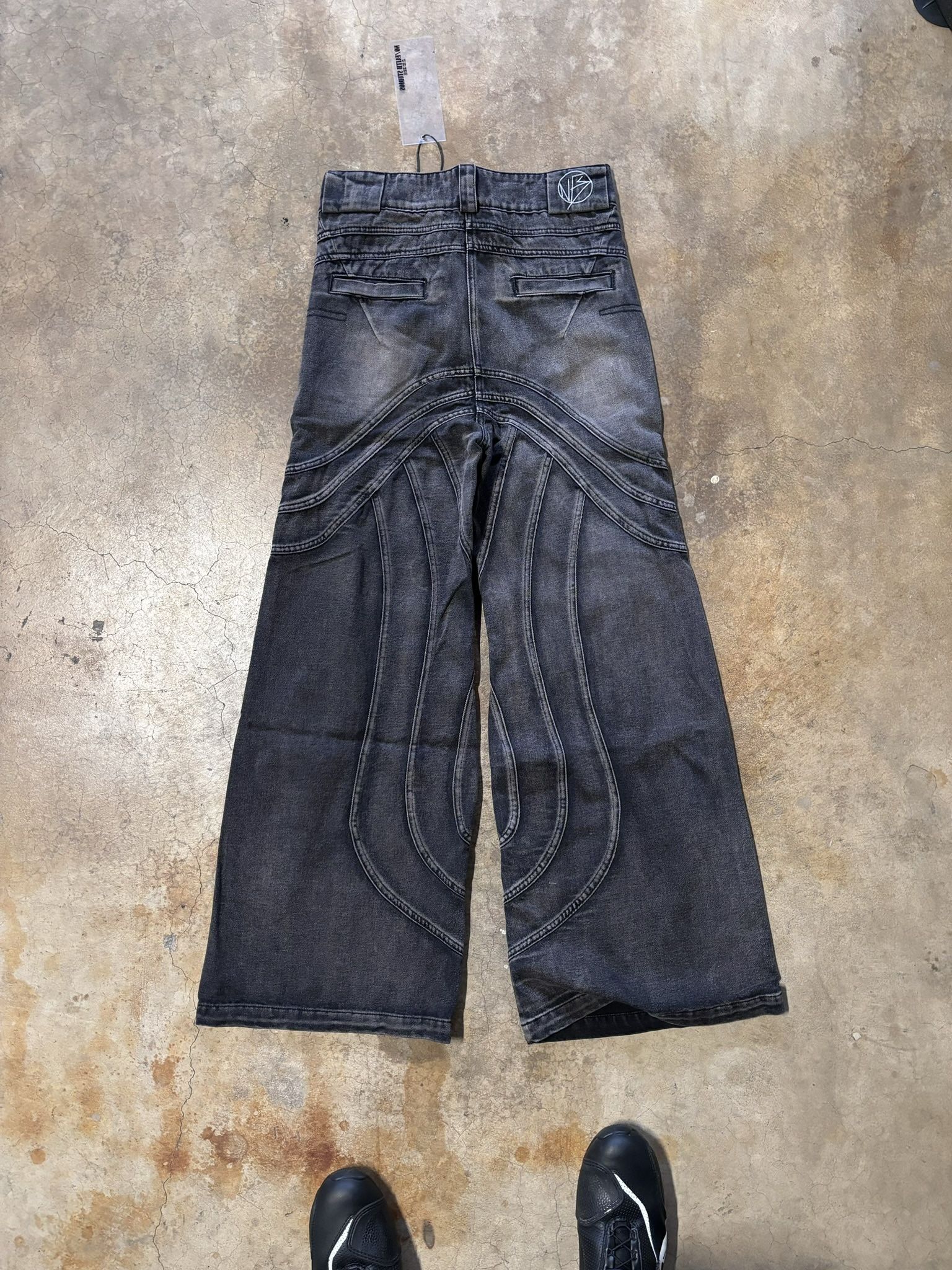 パンツ NO FAITH STUDIOS HEAVY WAVE DENIM BLACK UPDATE!! QC NO FAITH STUDIOS HEAVY WAVE DENIM BLACK + MEASUREMENTS