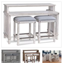 ✨Rustic farmhouse pub table set ✨