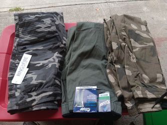 3-Piece Camo Jogger Pants Bundle