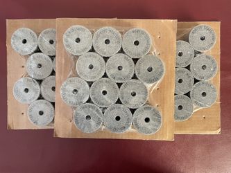 Norton 60 Grit Alundum ID Grinding Wheels (24 PCs)