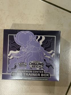 Elite Trainer Box [Shadow Rider Pokemon Center] Pokemon Chilling Reign