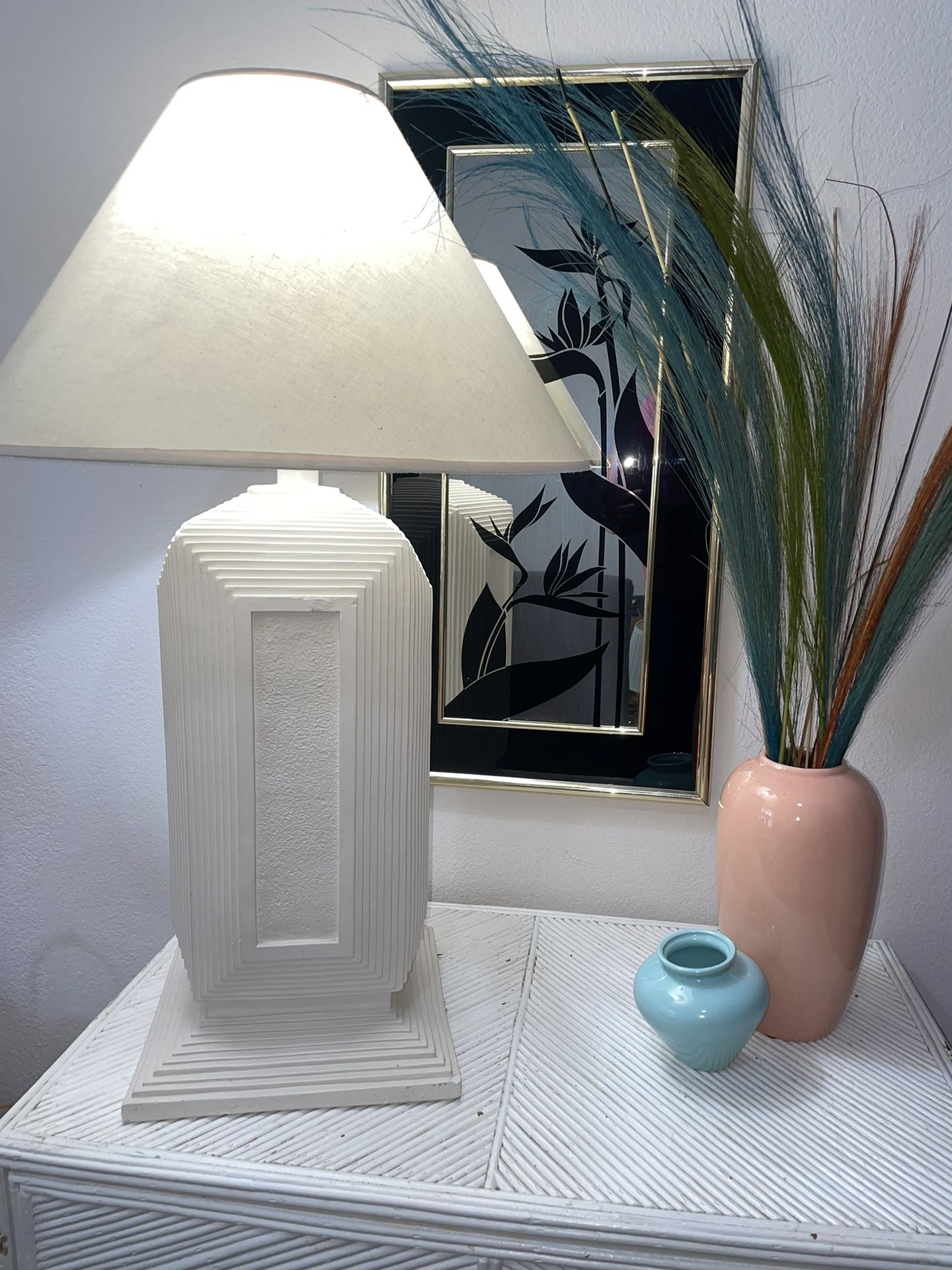 Art Deco Table Lamp Vintage Retro 80’s 