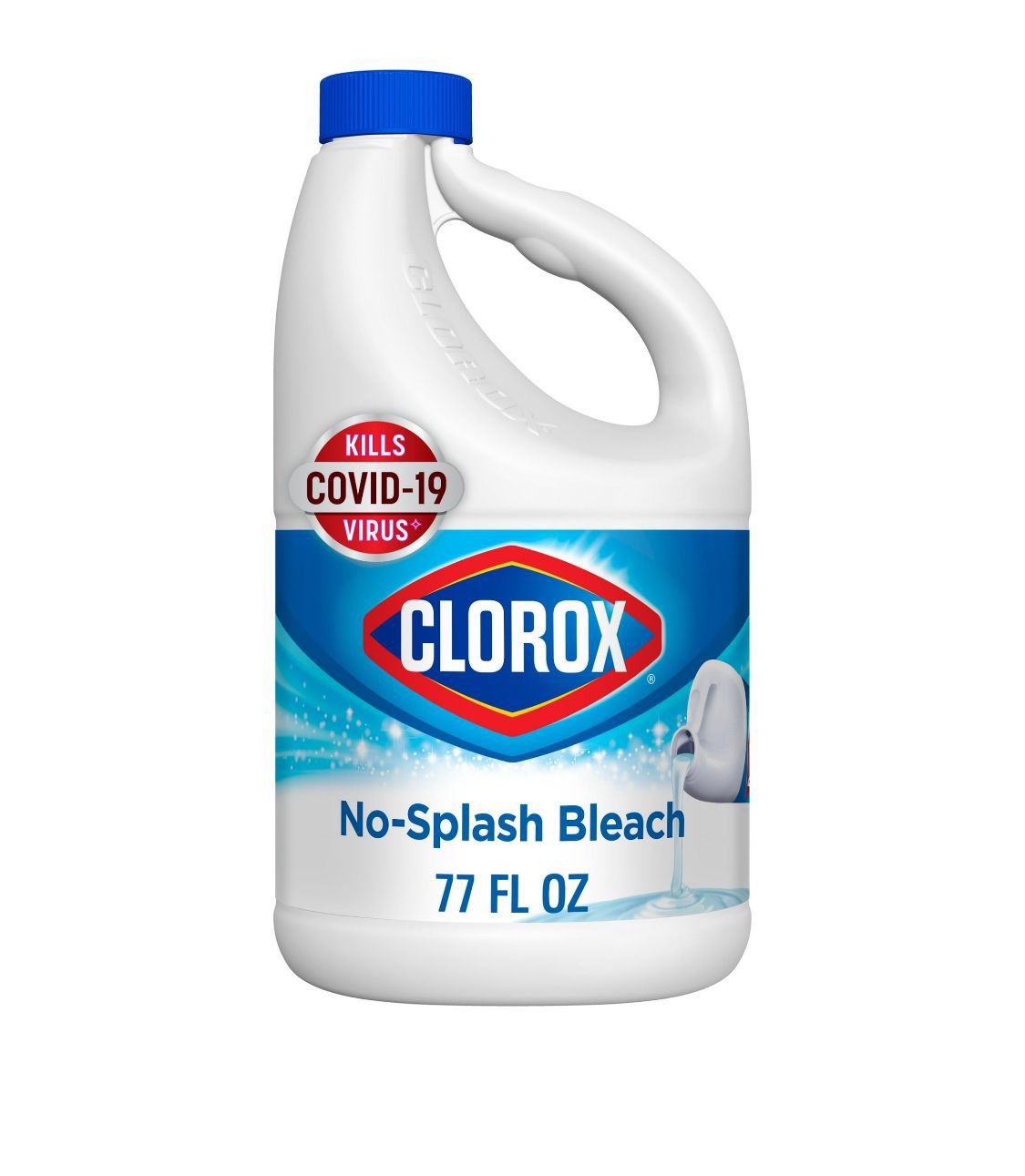 Clorox Splash-Less Liquid Bleach Cleaner, Regular Scent, 77 fl oz$3.99