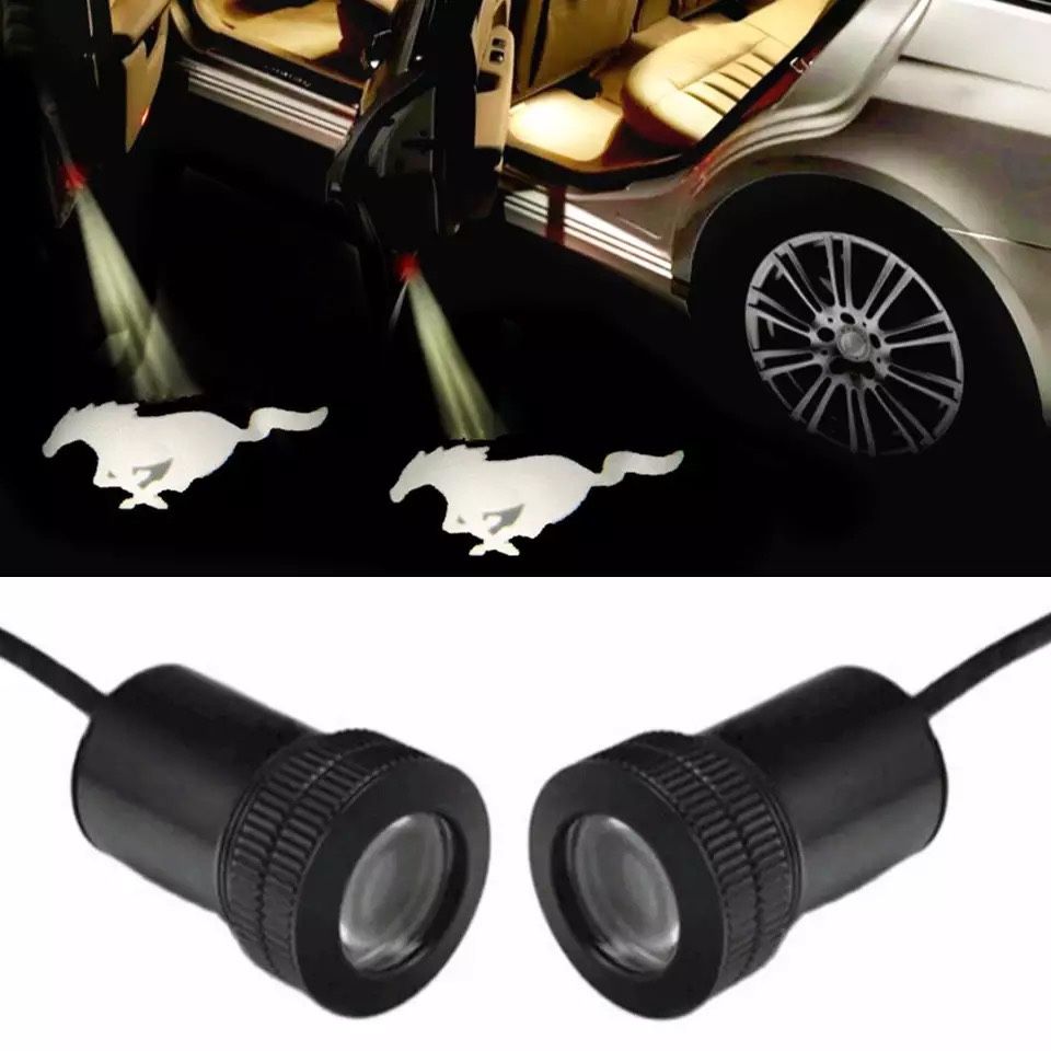 Ford Mustang Ghost Shadow Logo Led Door Projector