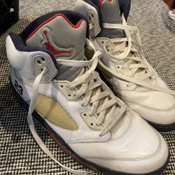 Jordan 5 Retro Olympic 2011 Size 12 Pre-Owned