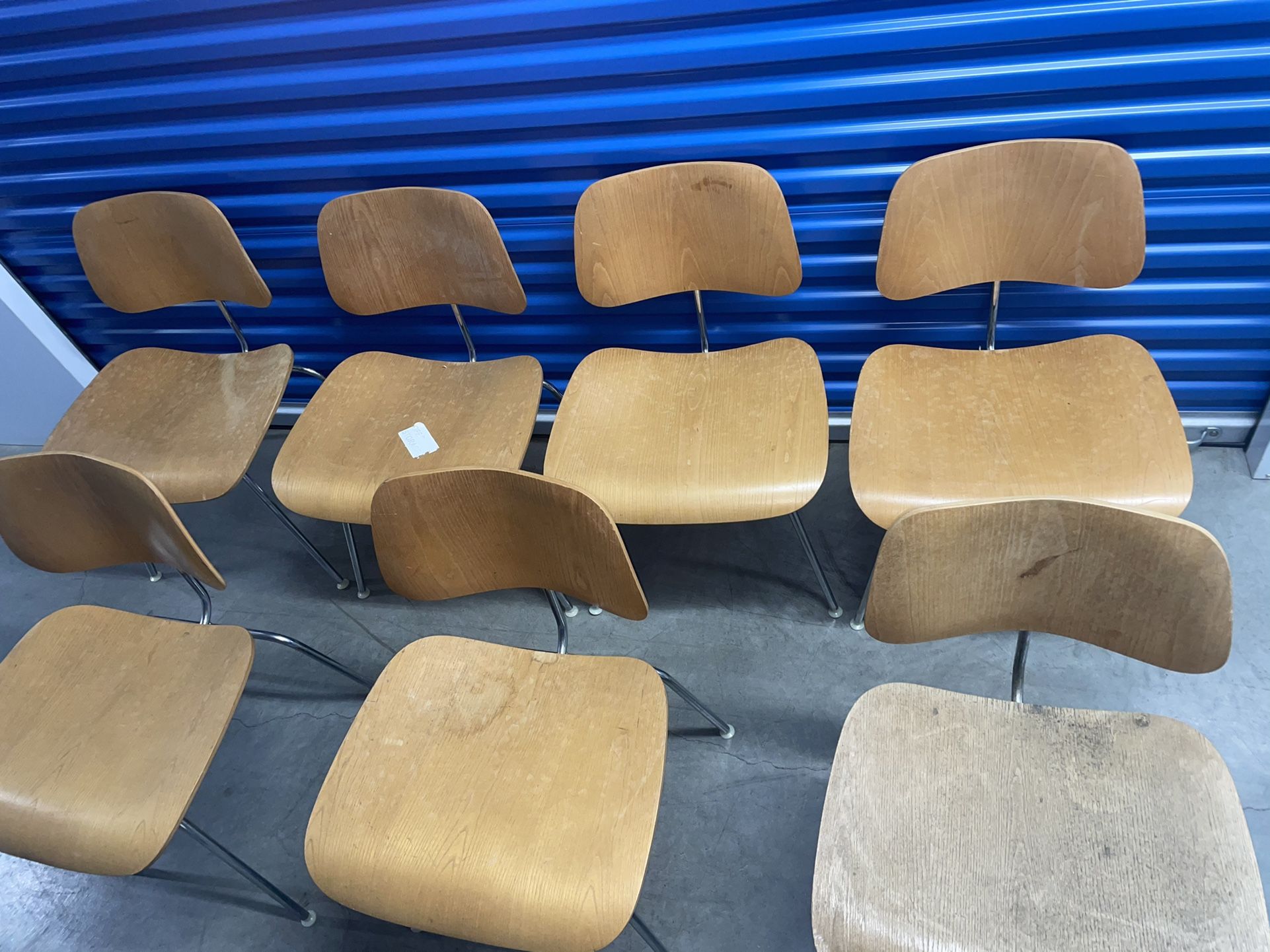 Vintage Lot Of 7 Herman Miller Plywood