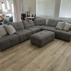 Modular Grey Couch