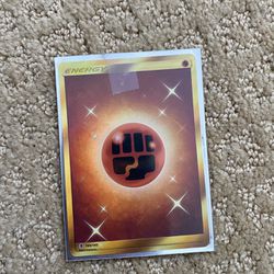Fighting Energy Secret Rare Full Art Holo Card