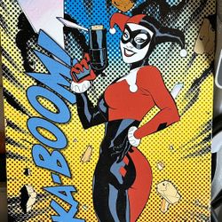 HARLEY QUINN Terry Dodson KA-BOOM Warner Bros. Canvas Limited Edition Pop Art