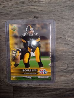 Upper Deck Charlie Batch Pittsburgh Steelers Football Card