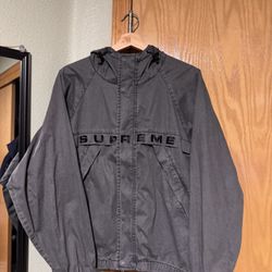 Supreme Overdyed Twill Hooded Jacket
