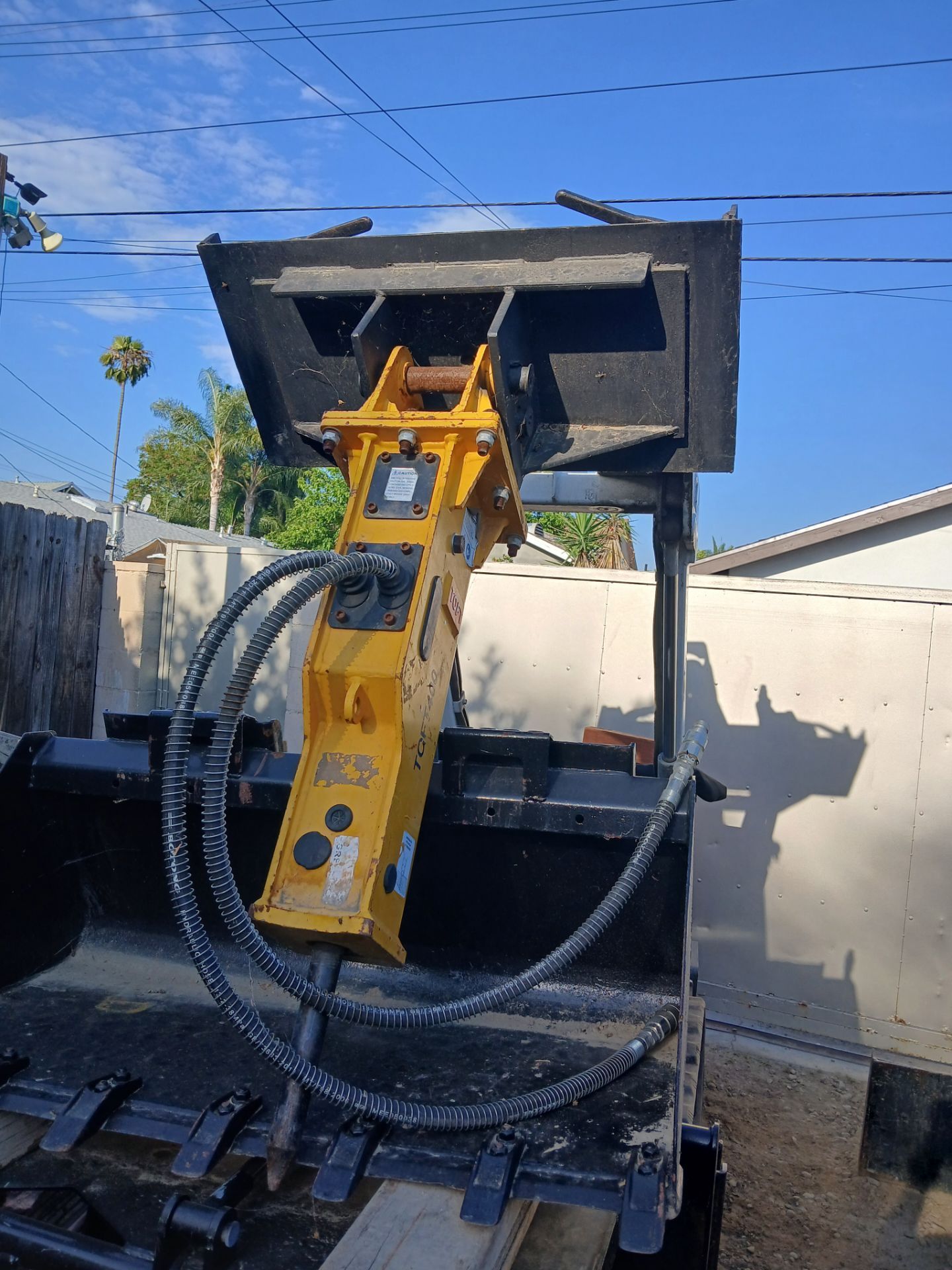 Bobcat concrete breaker