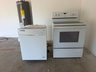 Stove and dishwasher