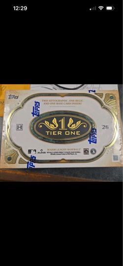 IN HAND - 2026 Topps Tier One MLB Baseball Hobby Box - New/Sealed (8 available)