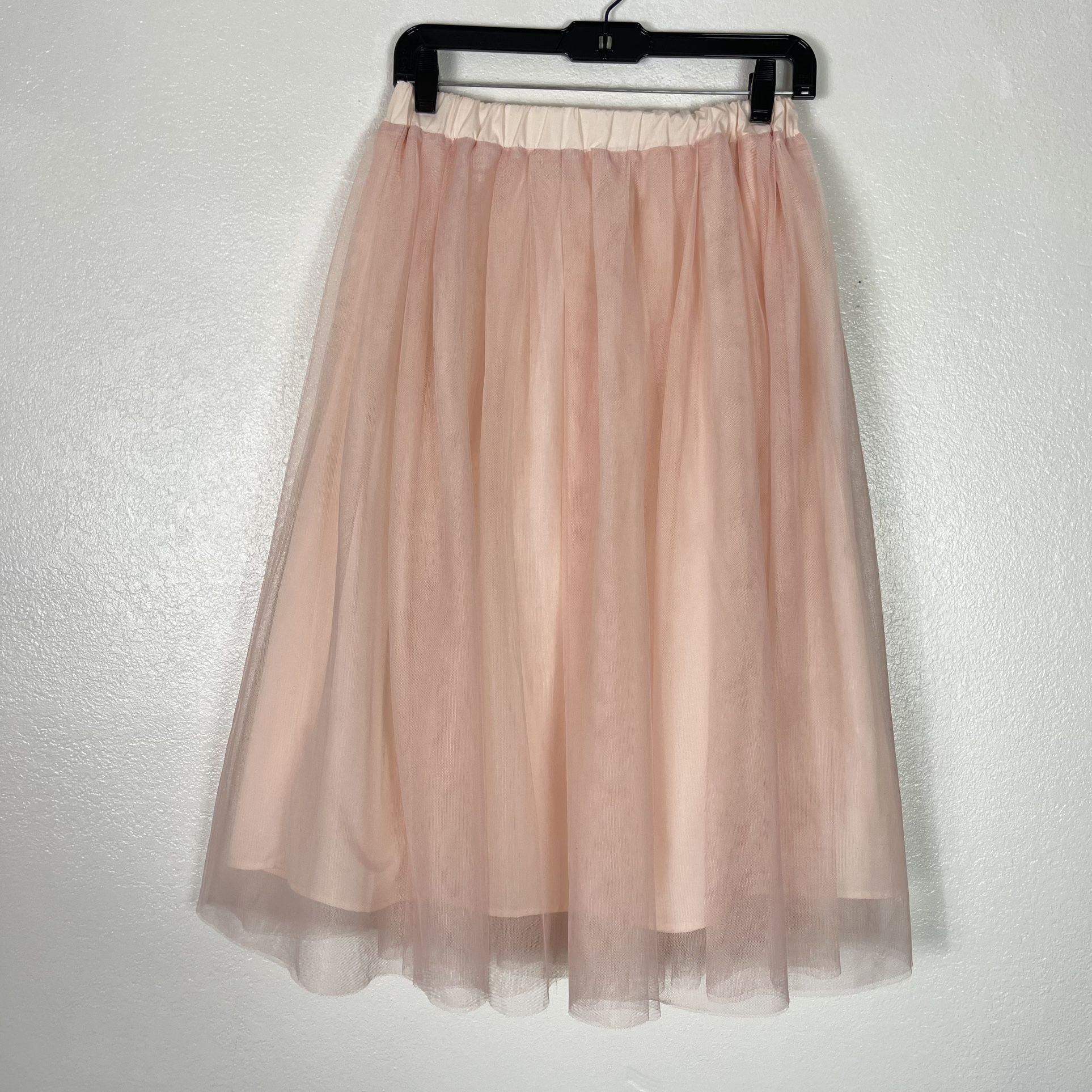 Persun Pink tulle midi skirt size small 