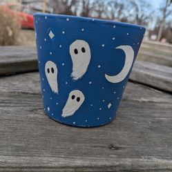 Spooky Night Flower Pot 