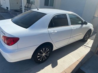 Toyota Corolla White 4-Door Sedan