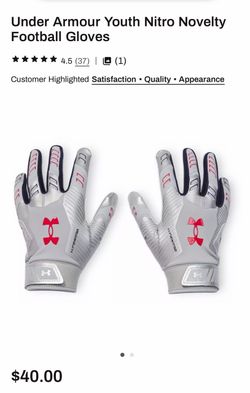 Under Armour Youth Nitro Novelty Football Gloves