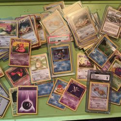 Big Vintage 1st Edition Pokemon Lot 