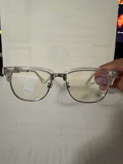 Chrome hearts blue light glasses