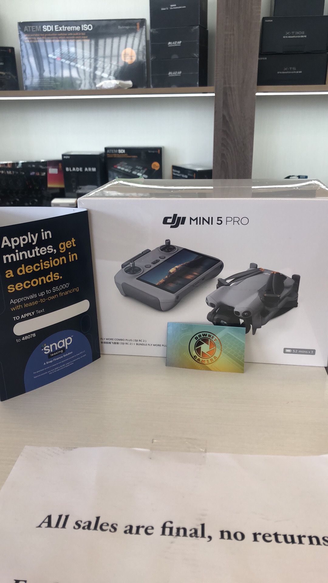 DJI Mini 5 Pro Flymore Combo (located in Downey, Ca)