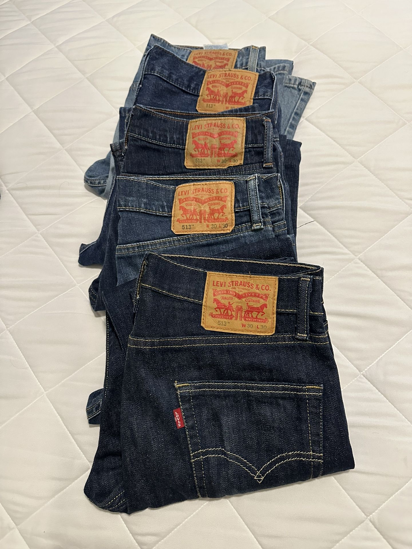 Levi’s 513 Size 30x30 (5 Pairs)