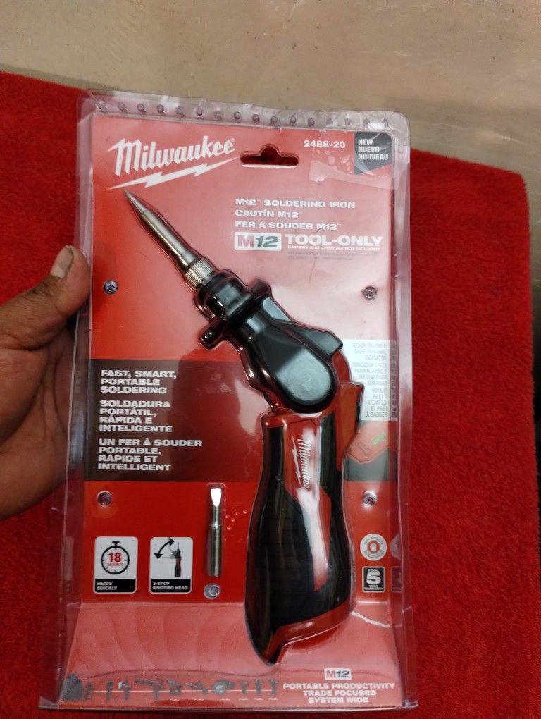M12 MILWAUKEE Soldering TOOL ONLY $$89