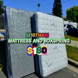 Full Size Mattress And Boxspring 