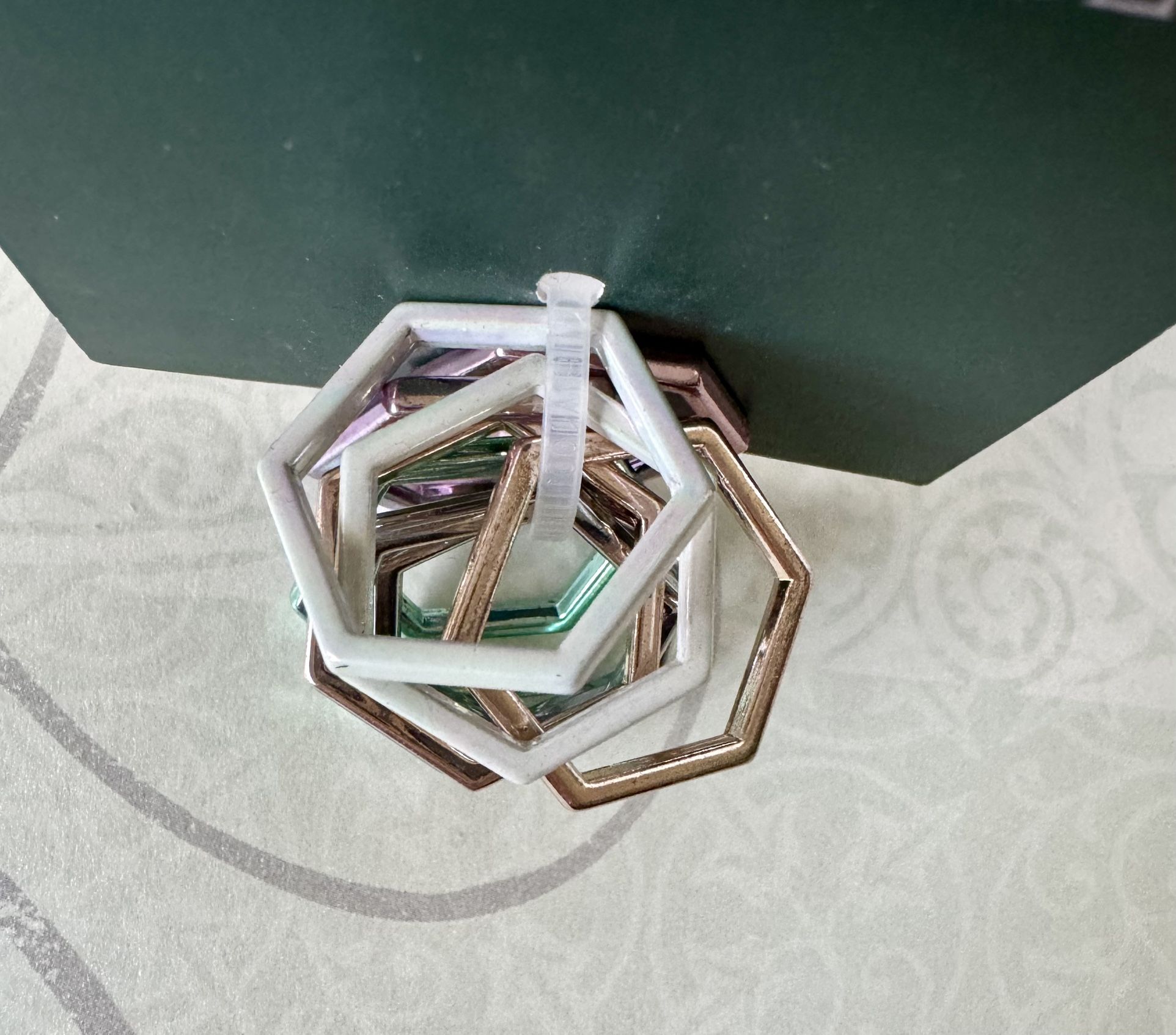 Set Of 10 Rings, Size 7